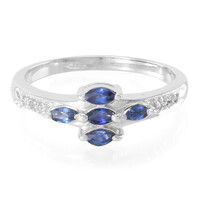 Bague en argent et Saphir du Laos