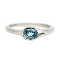Bague en argent et Zircon de Ratanakiri