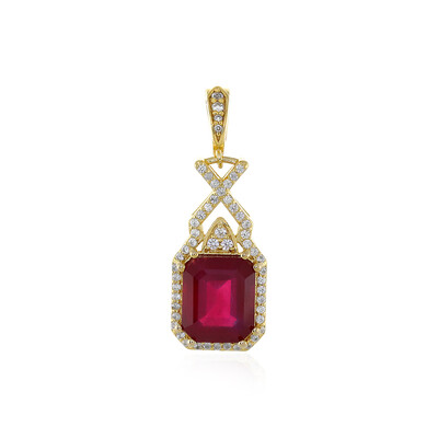 Pendentif en argent et Rubis de Madagascar
