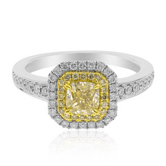 Bague en or et Diamant SI2 jaune (CIRARI)