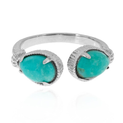 Bague en argent et Turquoise de Campitos (Anne Bever)