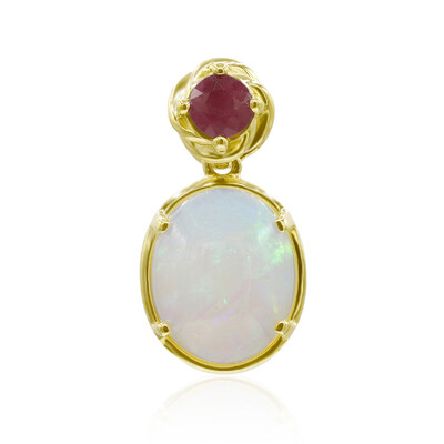 Pendentif en or et Opale Welo AAA (Adela Gold)