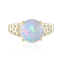 Bague en argent et Opale Welo