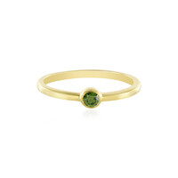 Bague en argent et Diamant vert SI2
