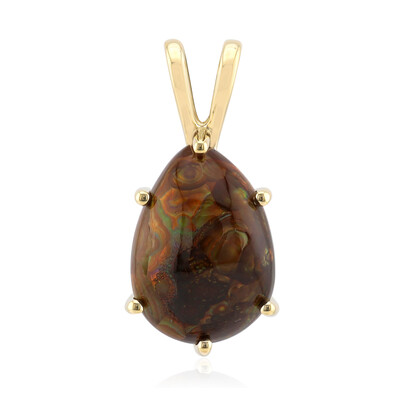 Pendentif en or et Agate de Feu