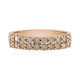 Bague en or et Diamant champagne SI2