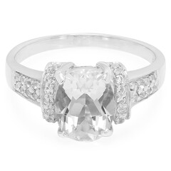 Bague en argent et Pétalite