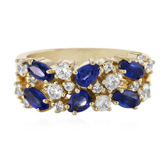 Bague en or et Kyanite du Népal (Adela Gold)