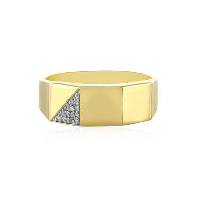Bague pour homme en argent et Zircon