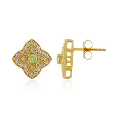 Boucles d'oreilles en argent et Sphène