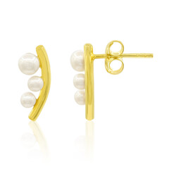 Boucles d'oreilles en argent et Perle de culture d'eau douce