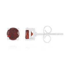 Boucles d'oreilles en argent et Grenat