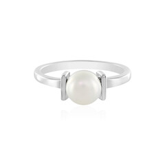 Bague en argent et Perle de culture d'eau douce