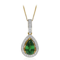 Collier en or et Tsavorite du Kenya AAA  (CIRARI)