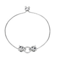 Bracelet en argent et Zircon