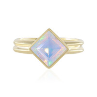 Bague en argent et Opale Welo