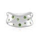 Bague en argent et Diopside de Russie (de Melo)