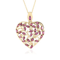 Collier en argent et Grenat Rhodolite
