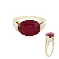 Bague en or et Rubis de Madagascar (de Melo)