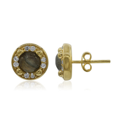 Boucles d'oreilles en argent et Labradorite