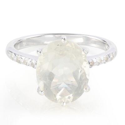 Bague en argent et Orthose