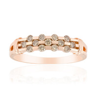 Bague en or et Diamant rose de France SI1 d'Argyle 