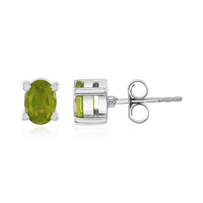 Boucles d'oreilles en argent et Péridot
