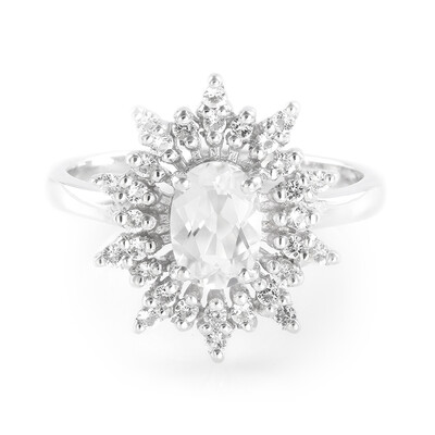 Bague en argent et Goshénite