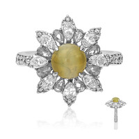 Bague en or et Chrysobéryl œil-de-chat (AMAYANI)