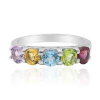 Bague en argent et Grenat Rhodolite