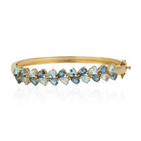 Bracelet en argent et Topaze bleu ciel