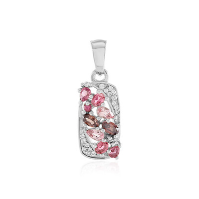 Pendentif en argent et Tourmaline rose