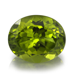  Péridot du Cachemire 8,83 ct (gemme et boîte de collection)