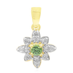 Pendentif en or et Grenat Démantoïde de Madagascar