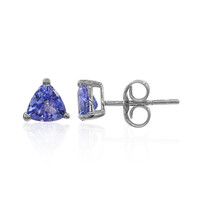 Boucles d'oreilles en or et Tanzanite AAA