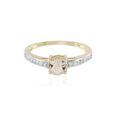 Bague en or et Morganite de Madagascar