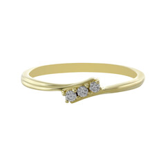 Bague en or et Diamant Flawless (F) (LUCENT DIAMONDS)