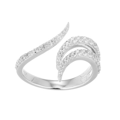 Bague en argent et Zircon