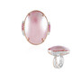 Bague en argent et Perle de Mabé rose (Gems en Vogue)