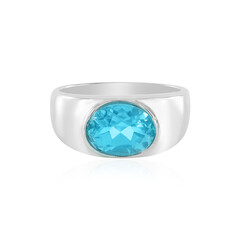 Bague en argent et Topaze Paraiba