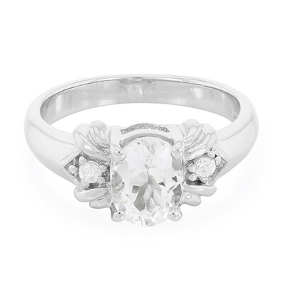 Bague en argent et Béryl de l'Himalaya