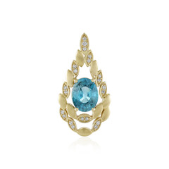 Pendentif en or et Zircon de Ratanakiri (de Melo)