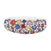 Bague en argent et Saphir