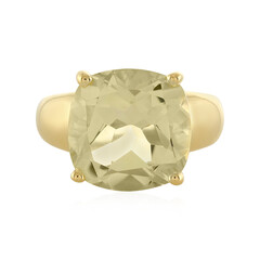 Bague en argent et Quartz citron