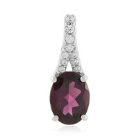 Pendentif en argent et Grenat de Tocantin