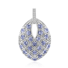 Pendentif en argent et Tanzanite non chauffée