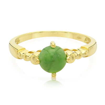 Bague pour homme en argent et Chrysoprase impériale