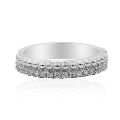 Bague en argent et Zircon