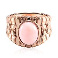 Bague en argent et Opale rose (TPC)