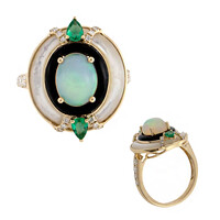Bague en or et Opale Welo AAA (CIRARI)